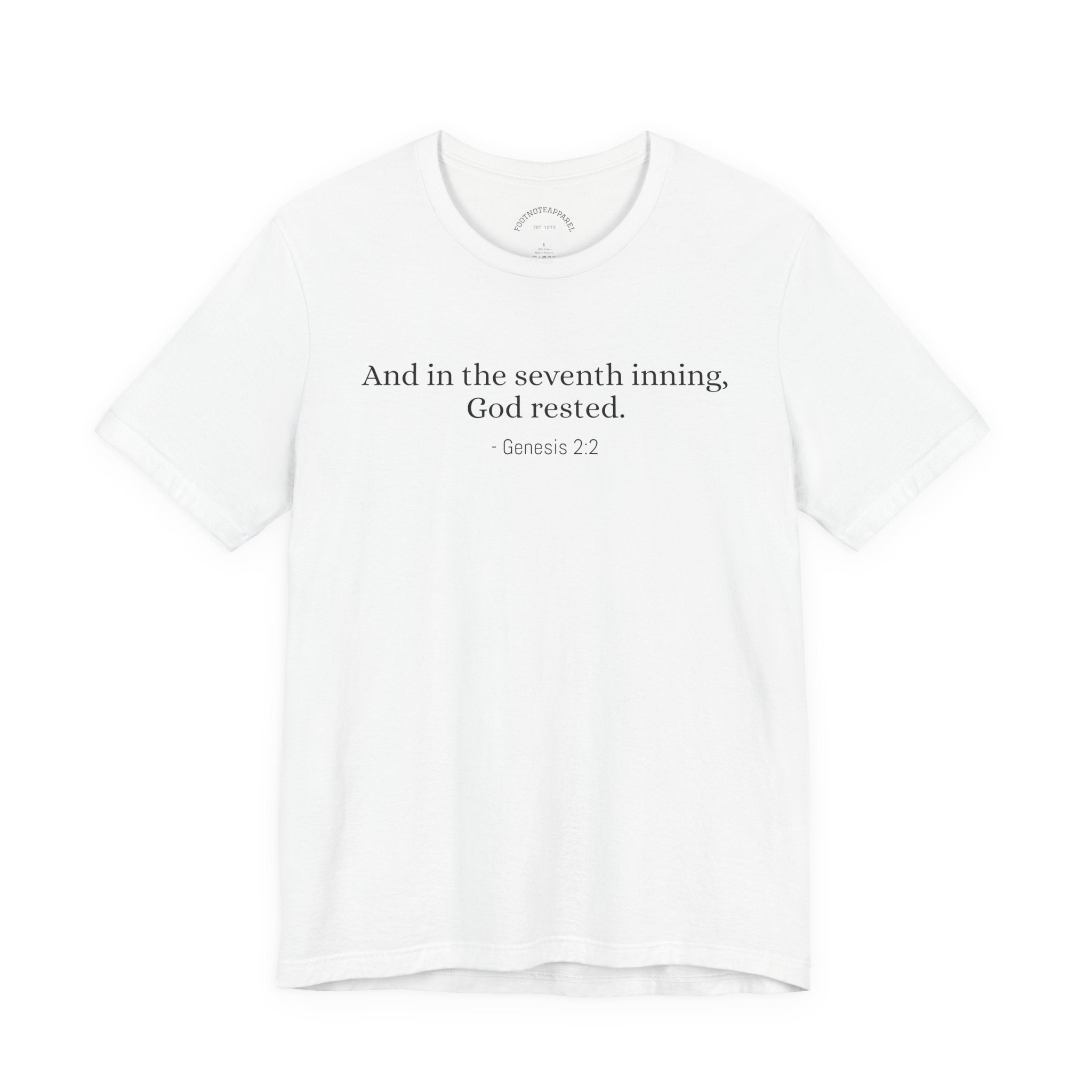 And in the Seventh Inning, God Rested — Genesis 2:2